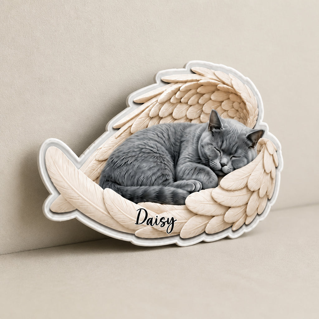 Custom Pet Memorial Angel Wings Fridge Magnet - Personalized Custom Shape Fridge Magnet 2d4edce5-fbe3-4de6-b206-1bf53a940765.jpg