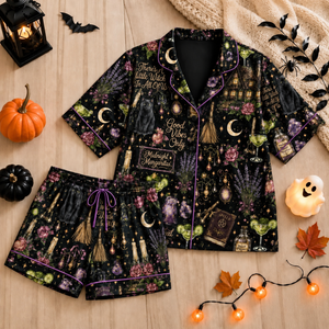 Witchy Halloween Satin Pajamas, Spooky Witch PJs Set, Gothic Sleepwear, Magical Halloween Pajamas, Fall Gift for Her 2d5521dc-9307-4448-89c5-0f63981005d4-ed73b818-70a6-42d2-b0ac-4dd0e82d5088.png