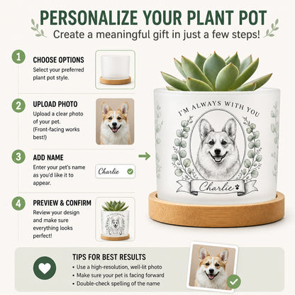 Custom Pet Portrait Planter – “I’m Always With You” - Personalized Mini Glass Plant Pot 2d56f0ee-2aa1-4dee-b026-aca722f71336.jpg