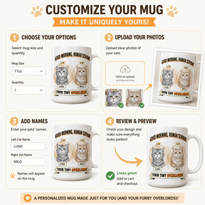 Good Morning Human Servant – Your Tiny Overlords Personalized Cat Portrait Mug - Personalized Mug 2d5f62ce-5d34-40d3-8f89-db420fcf09ac.jpg