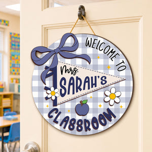 Personalized Teacher Name Door Sign, Custom Teacher Pennant Flag Sign, Teacher Door Hanger, New Teacher Gifts, Custom 3D Teacher Name Sign 2d6a6bfc-f75d-46cb-9d57-39f7f17b131b-7.jpg