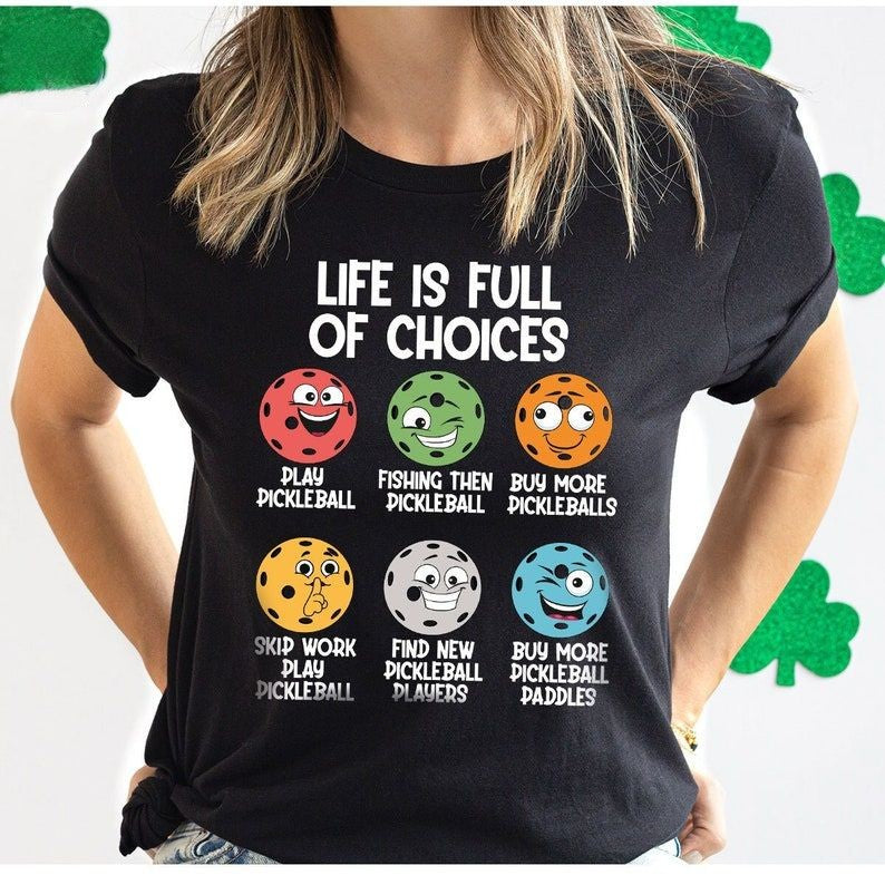Pickleball Shirt, Pickleball Player Shirt, Sport Clothes, Funny Pickleball Graphic Tees, Pickleball Gifts, Gift for Her