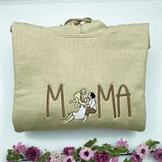 Mama Embroidered Shirt Custom With Favorite Photos Mother's Gift, Family Gift