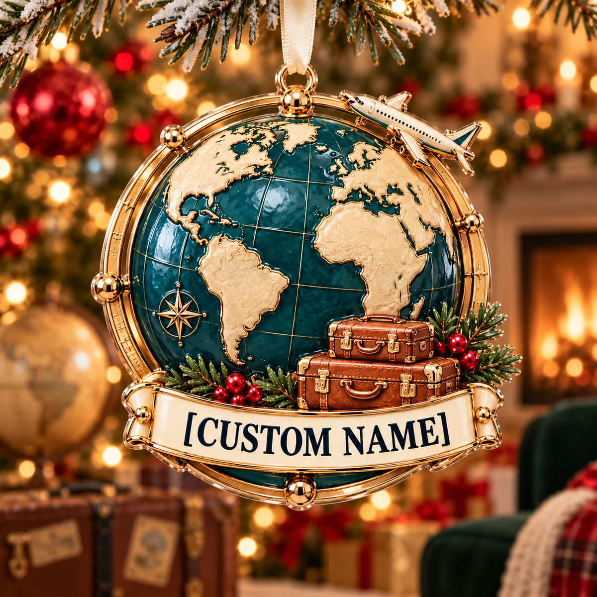 Personalized Travel Globe Christmas Ornament – Custom Name, Airplane & Suitcases, Gift for Travelers 2db11c42-378a-408c-bf0c-7393dea14cd0-Image-Sep-29-2026-02_25_15-PM-1.png