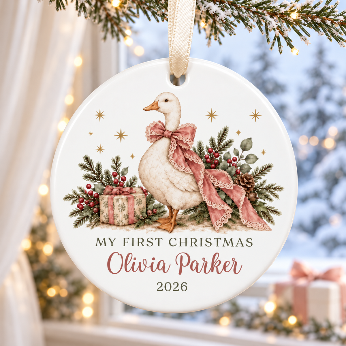 Personalized Baby Girl First Christmas Ornament, Coquette Pink Bow Goose, Custom Name Girls First Xmas Ornament, Baby Girl Keepsake Gift 2dba1448-95af-4770-9307-c427fdf1ee18-dfhy-1-.png
