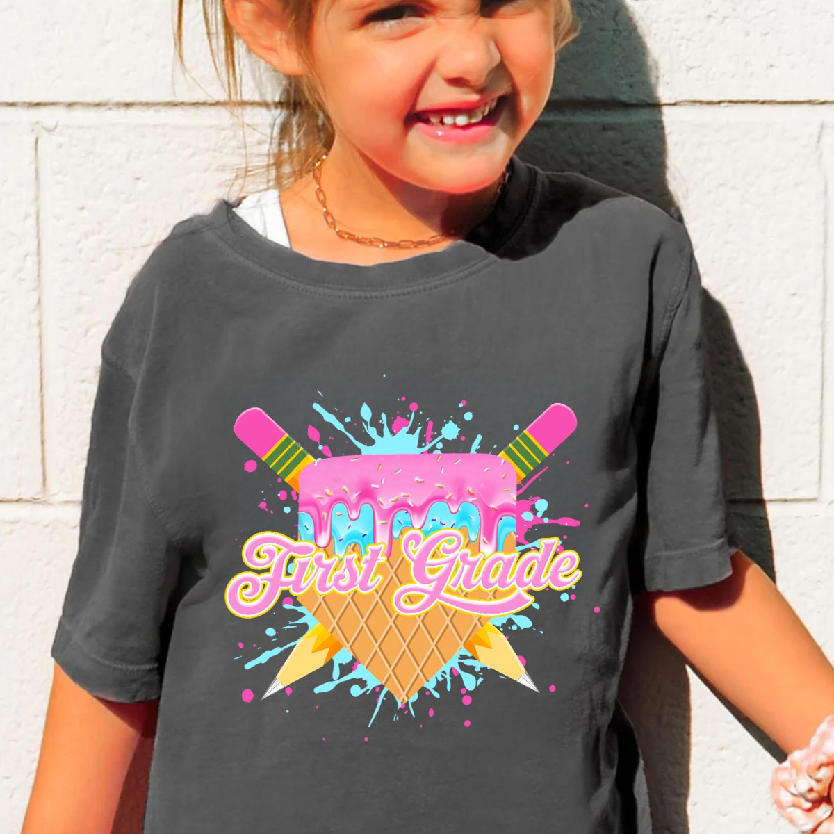 Boys Girls Custom Drip Baseball Back To School Shirt, Personalized Kid Name Tee, Kindergarten First Grade Toddler, 1st Day of School Outfit 2dfac70e-ce6f-4843-ad1d-74066ccacaa4-5.png
