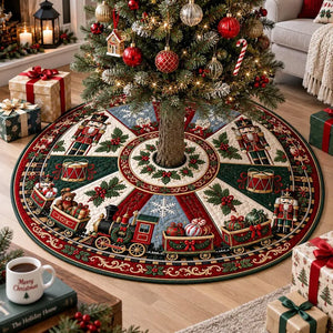 Vintage Quilted Nutcracker Christmas Tree Skirt, Custom Holiday Tree Mat 2dfea254-ef10-4e5e-900e-e06d52830e2e-ggfgf-4-.webp
