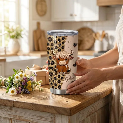 Cute Baby Highland Cow - Personalized Highland Cow Tumbler,Tumbler Gift For Family, Friends,Co-workers,Gift For Cow Lovers,Baby Cow Tumbler 2e0bf052-84e8-4ad9-a302-b4d608457ba7-sdfew-2-.webp