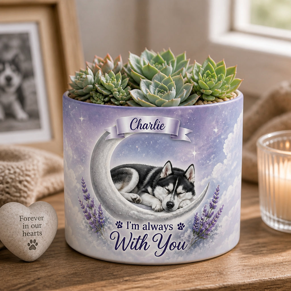 Pet Memorial Planter – I'm Always With You (Photo + Name) - Personalized Mini Glass Plant Pot 2e1ec36b-482b-4cec-a817-e6556391e64a.jpg