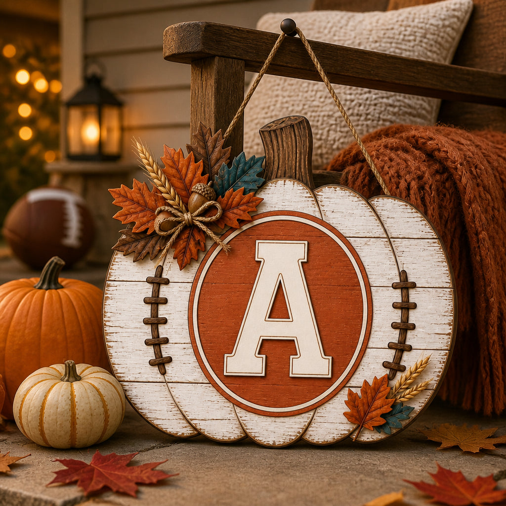 Fall Football Pumpkin Monogram Wood Sign - Personalized Wood Sign 2e36c9ea-80fa-4f54-b10c-9fa37606e903.jpg