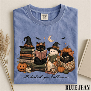 All Booked For Halloween Shirt, Funny Pumpkin Owl Book Cartoon Graphic Tee, Spooky Retro Humor Top, October Haunted Gift Shirt 2e375f5c-3ba1-4955-953c-7d49551d5f93-3_converted.png