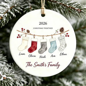 Personalized Family Name Ceramic Xmas Christmas Ornament, Watercolor Sock Branch Custom Family Keepsake Gift, Family Christmas Souvenir 2e519462-1534-4a05-be13-3c6f54b67322-fggfgfgfgfbgf-1-.webp