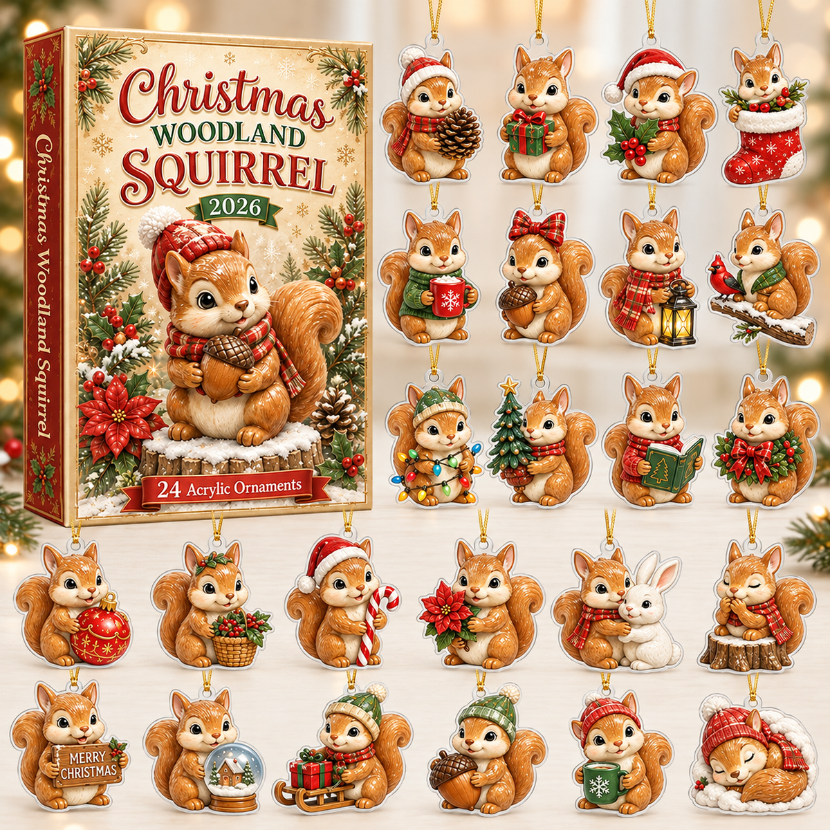 Christmas Woodland Squirrel Advent Calendar 2026 - 24-Day Festive Countdown, Acrylic Charms Blind Box - Gift For Woodland Lovers, Family & Friends 2e5e4a0b-997e-46c6-b3e9-0ada9e0e2be3-squirrel-box-charms.png