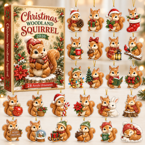 Christmas Woodland Squirrel Advent Calendar 2026 - 24-Day Festive Countdown, Acrylic Charms Blind Box - Gift For Woodland Lovers, Family & Friends 2e5e4a0b-997e-46c6-b3e9-0ada9e0e2be3-squirrel-box-charms.png