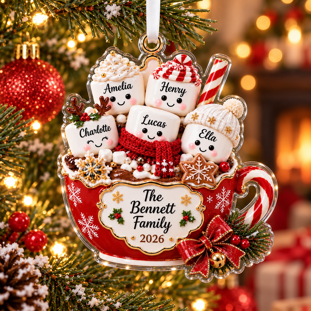 Personalized Family Christmas Ornament, Hot Cocoa Marshmallow Keepsake, Custom Name GIFT 2026, Holiday Tree Decor, Family Gift for Parents 2e612f7c-11dd-4d08-b00f-df1fcc39f5c1-BN-5-.png