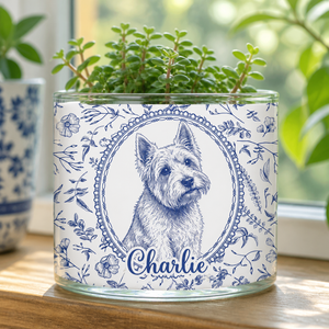 Custom Pet Portrait Plant Pot – Botanical Wreath Edition - Personalized Mini Glass Plant Pot 2e6137b6-0517-4d1d-9623-07faf22c6509.png