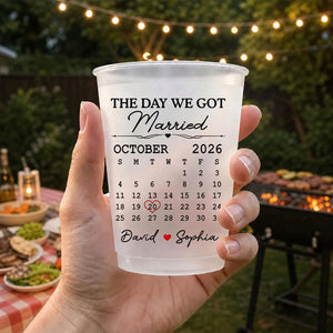 The Day We Got Married - Personalized Frosted Cup - Wedding Gift 2edde75f-e409-46a7-9270-9e14bfb2caed-2.webp