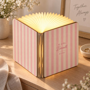 Custom Couple Name Folding Magnetic Table Light, Personalized Striped Book Lamp, Wedding Keepsake, Engagement Anniversary Gift 2eeb2038-ff84-487d-8e04-b62f6501de30-1.jpg