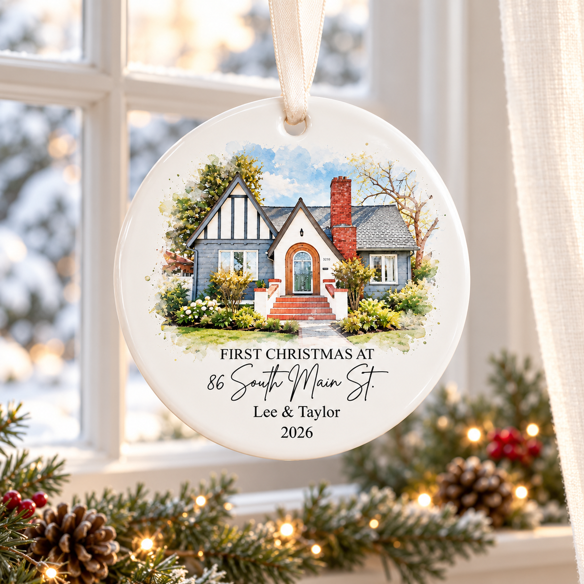 Personalized New Home Christmas Ornament, Custom House Photo Ornament, First Christmas in New Home Keepsake, Housewarming Gift 2ef43d28-c8f5-4386-b1c3-8d7f6cdb9d8b-banner-1.png