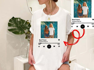 Custom Song Name Shirt And Photo Shirt, Custom Artist Name Shirt, Custom Song Name T-Shirt, Favorite Song Tee, Custom Favorite Artist Tee