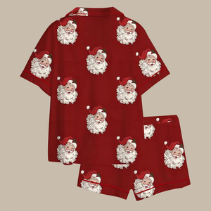 Vintage Santa Christmas Pajamas Matching Family Pajama Set Red Holiday Sleepwear Retro Santa Claus Matching Pjs Christmas Eve Loungewear 2f38b040-3055-47c6-abc9-50ad2b031205-g.png