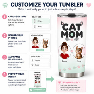 Cat Mom Personalized Photo Portrait Tumbler - Personalized Tumbler 2f4dffc2-5024-4192-8caa-d7d2469e282a.jpg