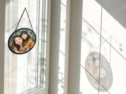 Sun Catcher Mom Daughter Gift, Custom Floral Stained Glass Portrait, Photo Window Art 2f59baec-58ef-4118-85da-94566099a49c-ghgh-20-.webp
