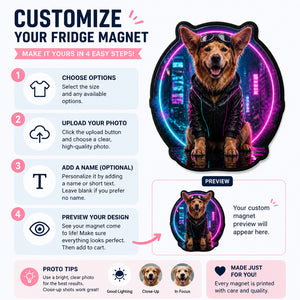 Cyberpunk Pet Portrait Fridge Magnet - Personalized Custom Shape Fridge Magnet 2f62d77a-3d67-46ed-b58d-6eb44f32e902.jpg