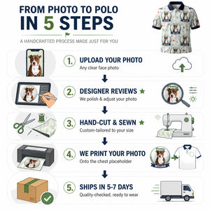 Custom Pet Photo Golf Crest Polo – Upload Dog + Names - Personalized Polo shirt - All over printed 2f919531-a6de-4f95-be98-5ca42e97e62d.jpg