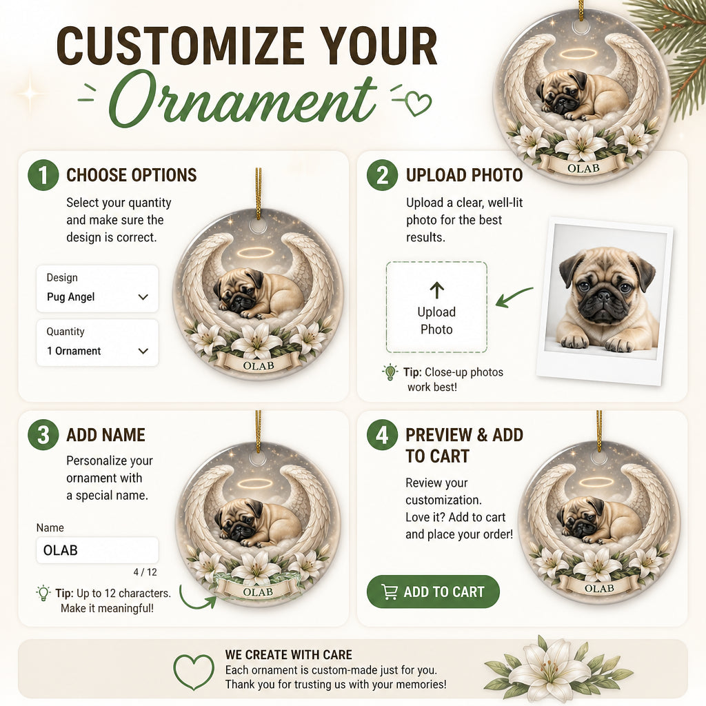 Angel Wings Pet Memorial Ornament - Pug Name - Personalized Ornament 2f92e5aa-5fd0-42e8-b702-684df825859b.jpg