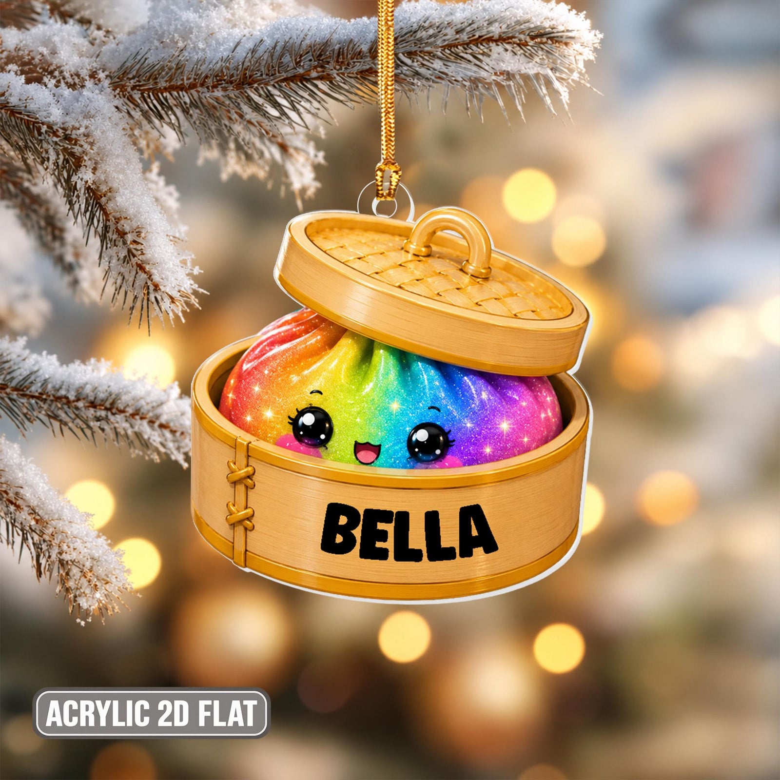 Personalized Glitter Dumpling Ornament, Acrylic Squishy Style Christmas Ornament, Custom Name Ornament, Kids Christmas Gift 2f9a2e32-0259-4a64-bf0b-3eb7d345a9d4-1.jpg