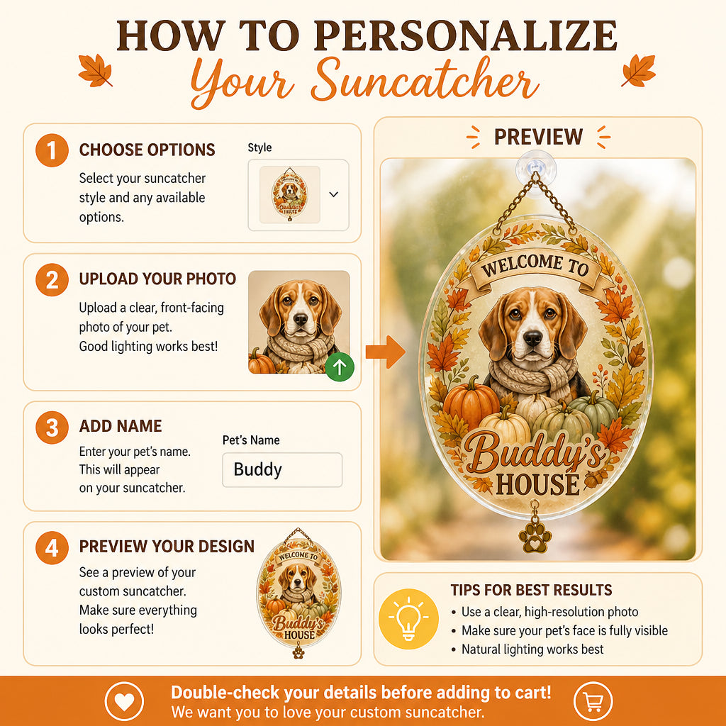 Custom Fall Pet Portrait Garden Flag – Welcome To [Name]'s House - Personalized 1 Layered Suncatcher with Charm 2fa74c23-2b29-40d6-8558-7f7c0a1a64c6.jpg