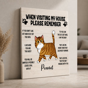 Personalized Cat House Rules Canvas – Watercolor Pet Portrait - Personalized Canvas 2fb7fdd7-0d04-4b21-81d7-d2cfbb15d7e6.jpg