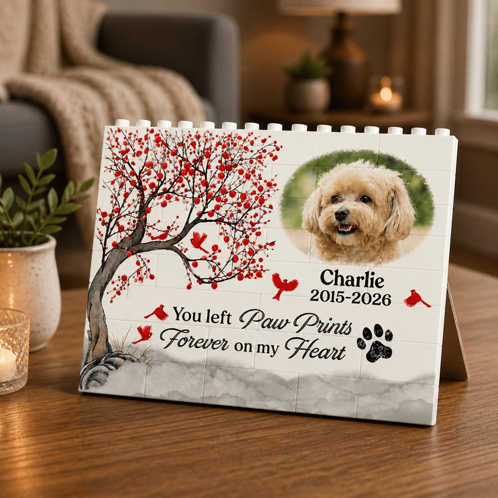 Pet Memorial Cardinal Photo Brick Puzzle - Personalized Custom Building Block Puzzle 2fdb7eea-9bf7-4073-a17f-93442b7faf2f.jpg