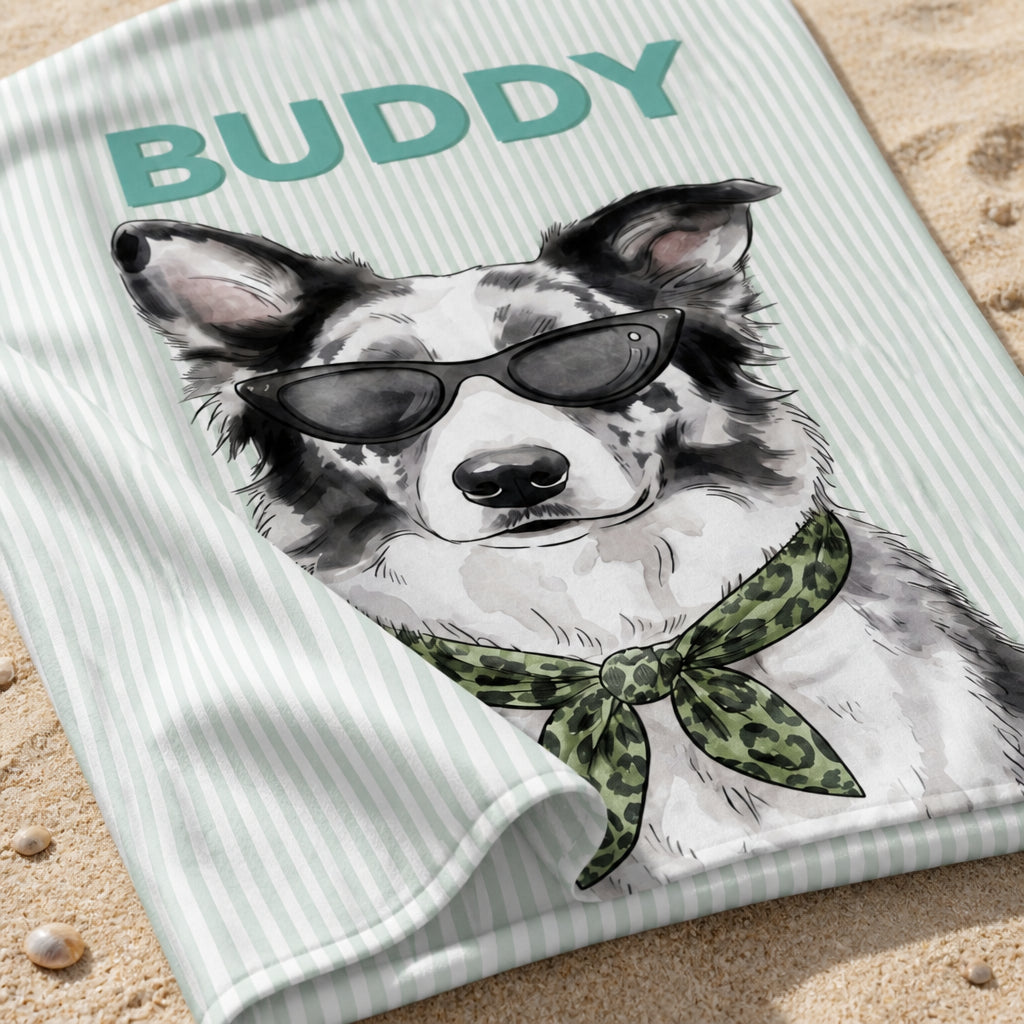 Custom Pet Portrait Beach Towel – Retro Lifebuoy Edition - Personalized Beach Towel 2feb387d-071c-4766-90b6-6c987e009938.jpg