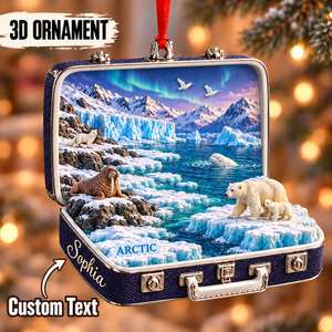 Personalized Arctic 3D Suitcase Christmas Ornament – Polar Bear Travel Keepsake & Gift for Nature Lovers 2ff84731-d6dc-4d5c-b5cb-ad7181e51121-Sculpted-Arctic-Wildlife-Suitcase.png