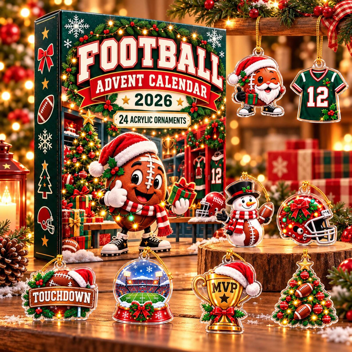 Personalized Football Advent Calendar 2026, 24 Acrylic Christmas Ornaments, Football Fan Gift Addie Alm 2ffc8ae4-26f9-472d-92b5-c2f072ad08d5-il_1588xN.8590781662_ojix.jpg