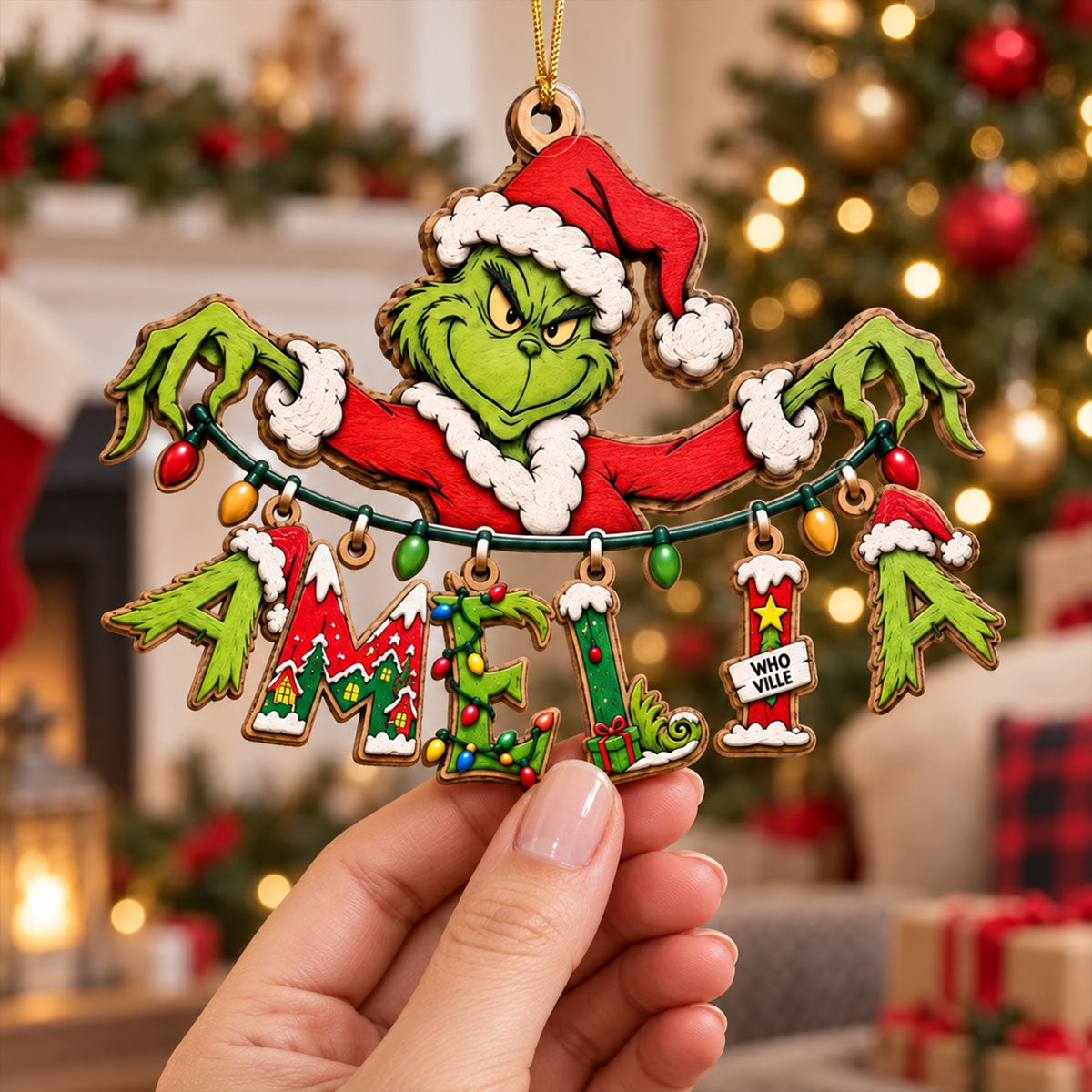 Name Art Mischievous Ornament, Personalized Gifts For Christmas 2ffe729b-7148-4164-b493-03bcfd598595-2.jpg