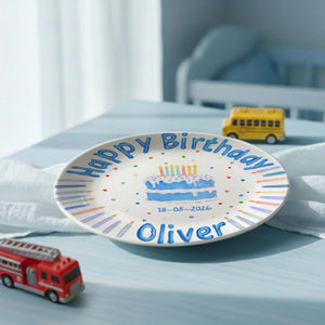 Personalized Birthday Plate Custom Name, Happy Birthday Ceramic Keepsake Gift, Kids Party Decor, Unique Birthday Gift for All Ages 2fff121c-9e9b-4faf-8131-61439a6b80e1-6.jpg