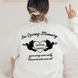In Loving Memory Rest In Peace - Personalized 2 Side Printed Shirt - Memorial Gift