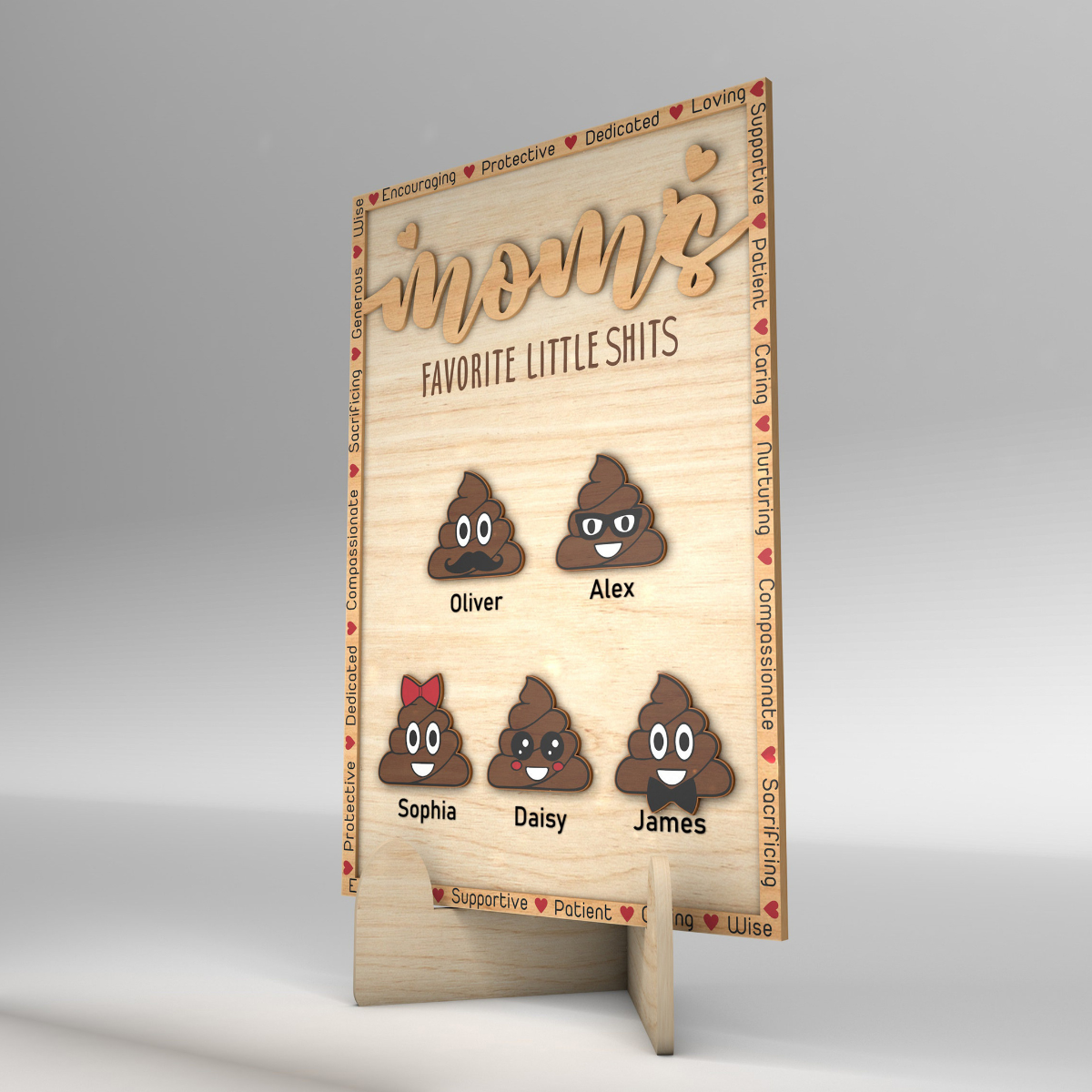 Mommy's Favorite Little Curds - Personalized Picture Frame - Mother's day, Birthday Gift For Mom, Mama, Nana