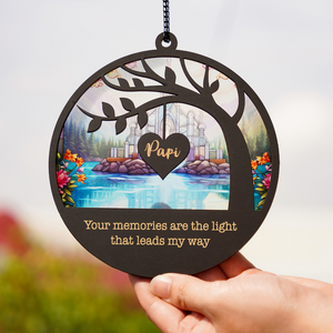 Loss Of Dad Sympathy Gift, Memorial Suncatcher, Father in Heaven, Memorial Gift, Loss Father Day, Dad Remembrance, Sympathy Keepsake