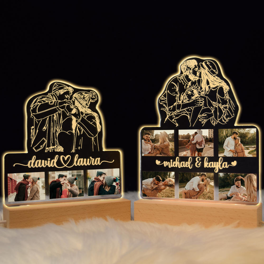 Couple Custom Photo Collage Photo Outline Portrait - Personalized 3D LED Light Wooden Base - Gift For Couple 3-1_7d961803-c641-42e4-8172-1cfcd03d5d12.png