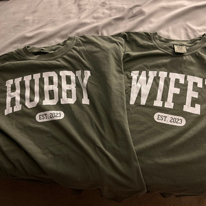 Wifey Hubby Honeymoon Vacation Custom Shirt, Gift For Couple, Newlywed Shirt