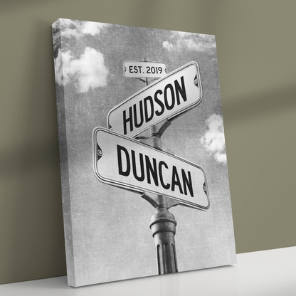 Street Sign Couple With Names - Personalized Canvas - Gift for Engagement, Wedding or Anniversary 3-1_cdce07b1-19e6-4edb-b14b-25df7f58e4e2.png