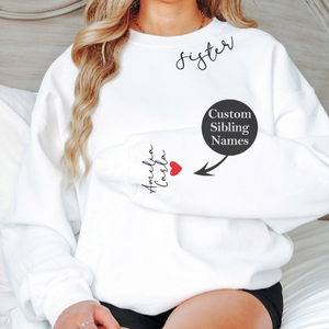 Custom Sister Sweatshirt, Sister Gifts, Personalized Gifts,Sister Sweatshirt, Custom Sweatshirt, Custom Gift, Siblings Gift, Gift for Sister