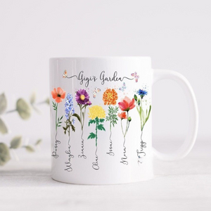 Grandma's Garden - Personalized Mug - Gift For Grandma