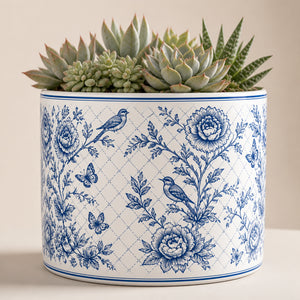 Blue & White Chinoiserie Pet Portrait Planter (Photo to Art) - Personalized Plant Pot & Vase 3010b5b0-22cb-4148-b8d3-d1d59ba9c88a.jpg