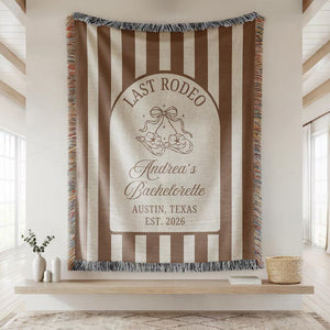 Custom Camp Bachelorette Woven Blanket, Glamping Weekend Decor, Bach Party Gift 301ff7d3-a479-4b0e-a6f1-f9d270563092-DSGF-FG-2-.jpg