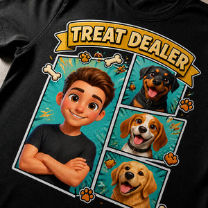 Treat Dealer Comic Panel Pet Parent Tee - Personalized T-shirt 302503d2-b424-412a-a738-823aeea01afd.jpg